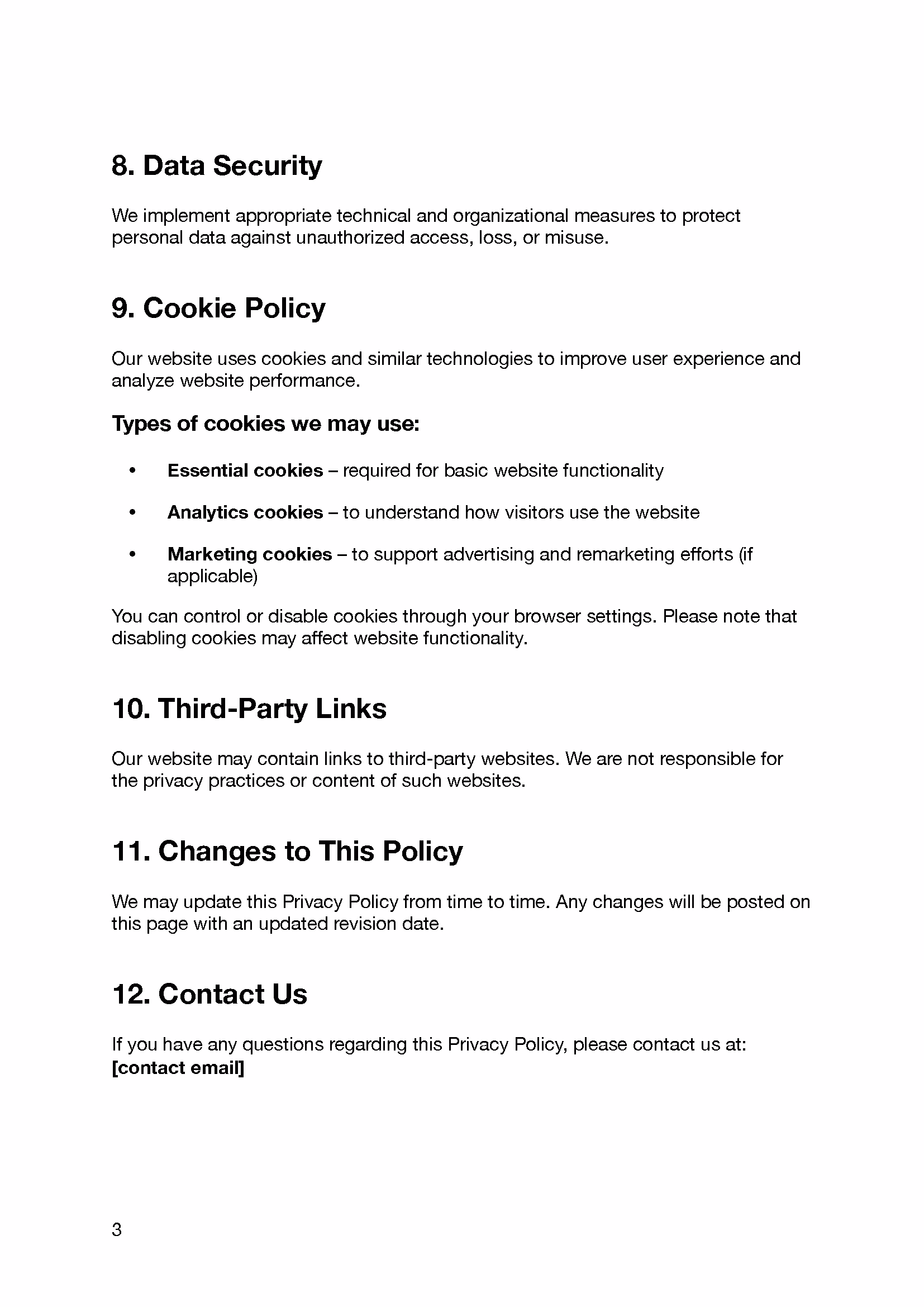 Privacy Policy