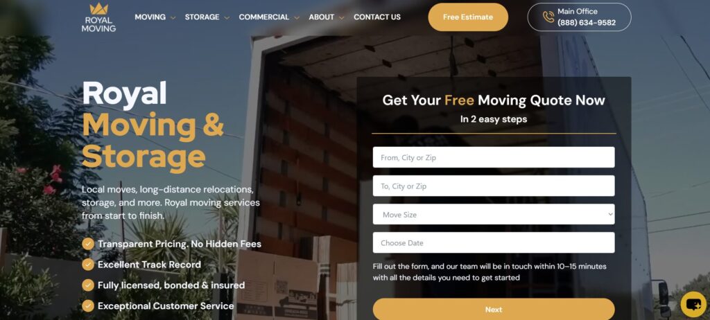 logistics seo website design
